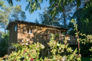 Nantes Camping - Hébergement - La Cabane du Voyage - Extérieur