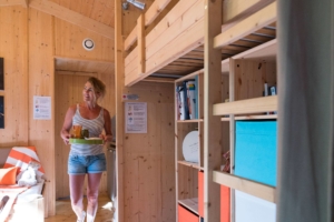 Nantes Camping - Hébergement - La Cabane du Voyage - Salon