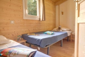 Nantes Camping - Hébergement - Chalet Le Royal - Chambre enfants