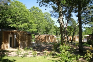 Nantes Camping - Hébergement - Chalet Petit Écolier - Quartier extérieur