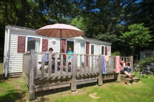 Nantes Camping - Hébergement - Cottage Belem - Terrasse