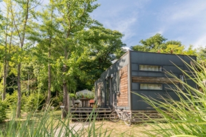 Nantes Camping - Hébergement - Cottage Carrousel - Extérieur - Vélo