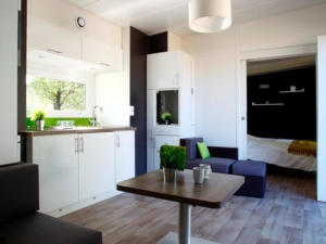 Nantes Camping - Hébergement - Cottage Carrousel - Salon