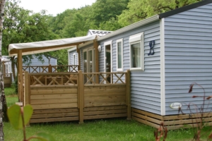 Nantes camping extérieur du cottage le géant