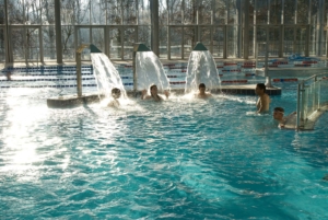 The Petit Port swimming pool - Water jets