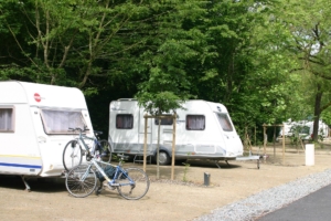 Nantes camping - Emplacement caravane stabilisé