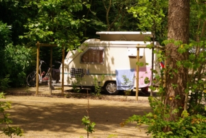 Nantes camping - Emplacement caravane stabilisé