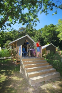 Nantes Camping - Hébergement - Tente Nomad - Extérieur