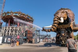 Nantes Camping - Les Machines de l'île - L'éléphant - Le carrousel des mondes marins