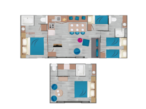 Plan Carrousel 4 chambres